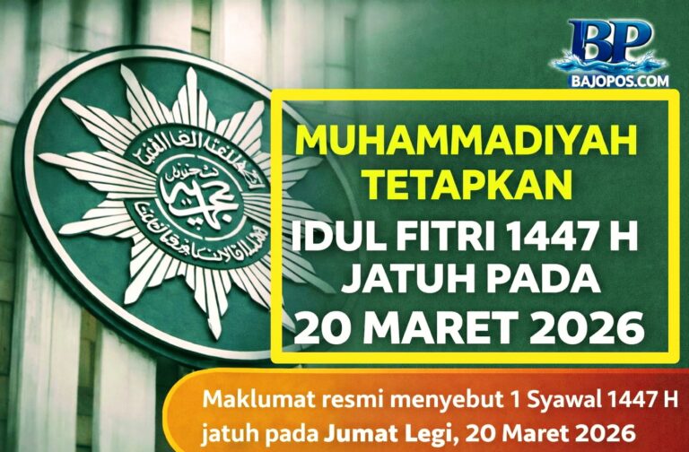 Muhammadiyah Tetapkan Idul Fitri 1447 H Jatuh pada 20 Maret 2026