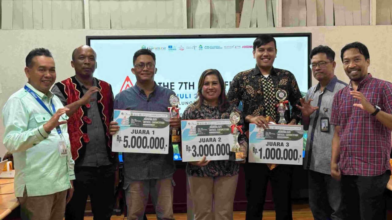 Dedi Gunawan Hutajulu Raih Juara I Lomba Artikel Jurnalistik Geofest 2026